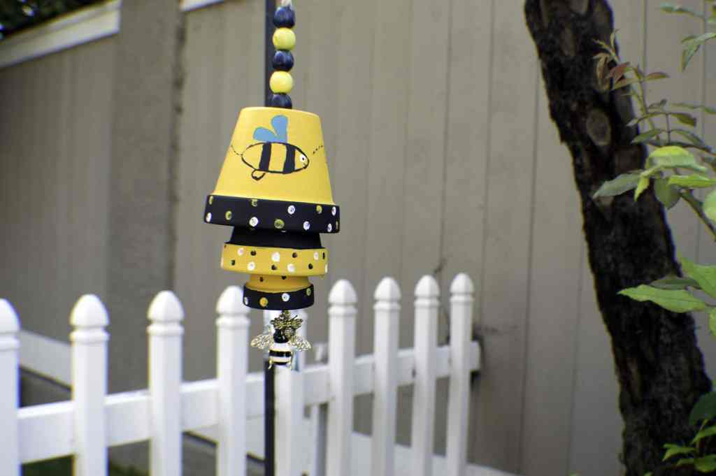 terracota DIY wind chimes sewverycrafty.