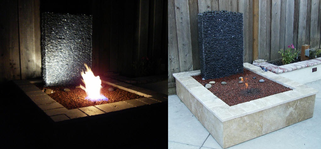 water features DIY FireFountaina talkpkg
