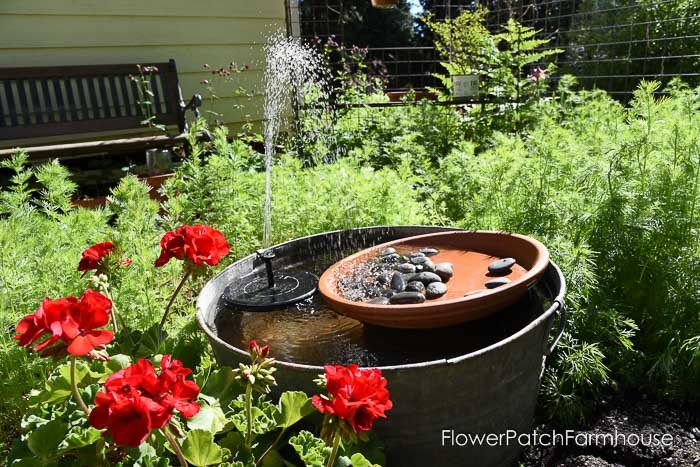 water features solar powered bird bath fountain .flowerpatchfarmhouse