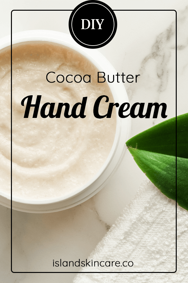 DIY3 cocoa butter hand cream