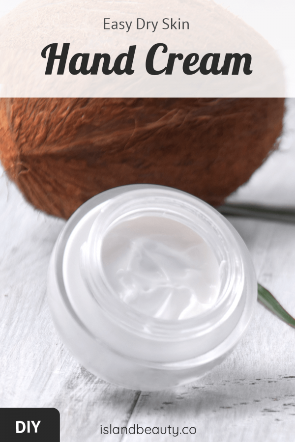 DIY66 easy and organic coconut oil hand cream for dry skin 2