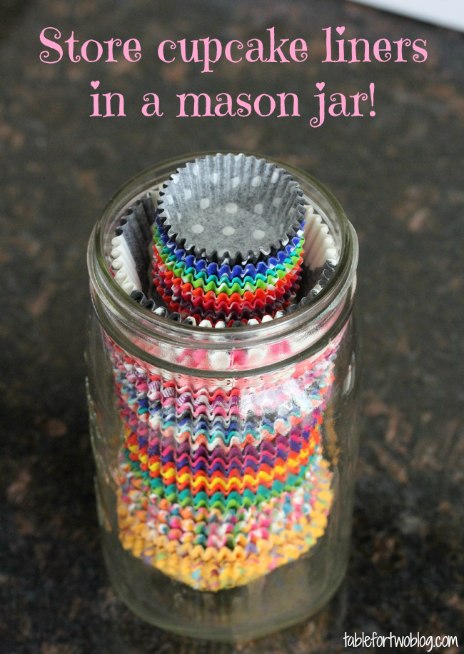 Mason jar tissue cupcake liners tablefortwoblog