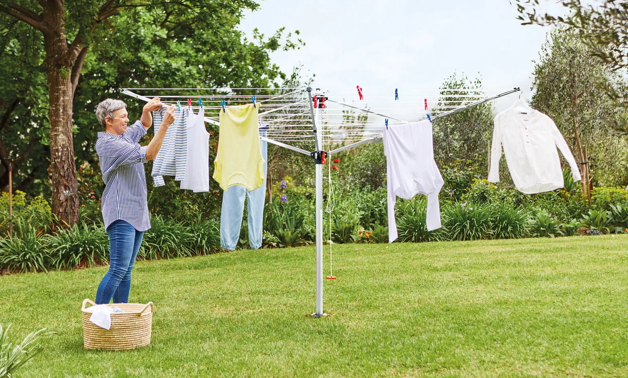 Hardwood Clothesline Stand - For Small Hands