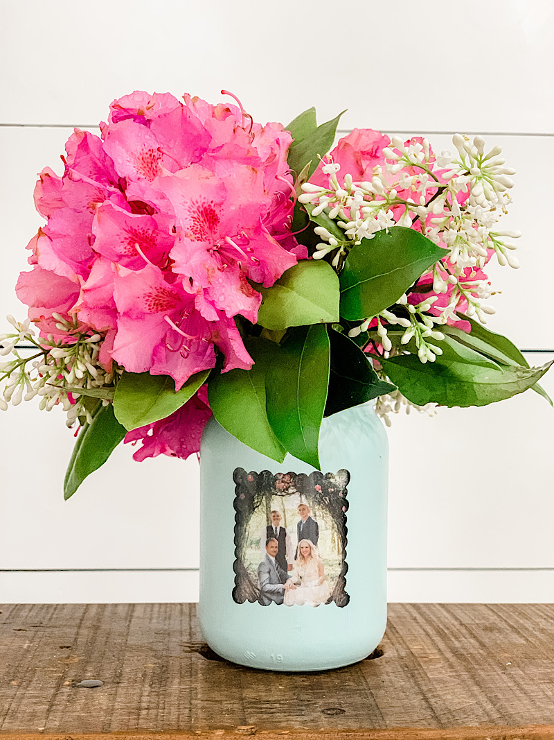 decor mason picture frame vase homestoriesatoz