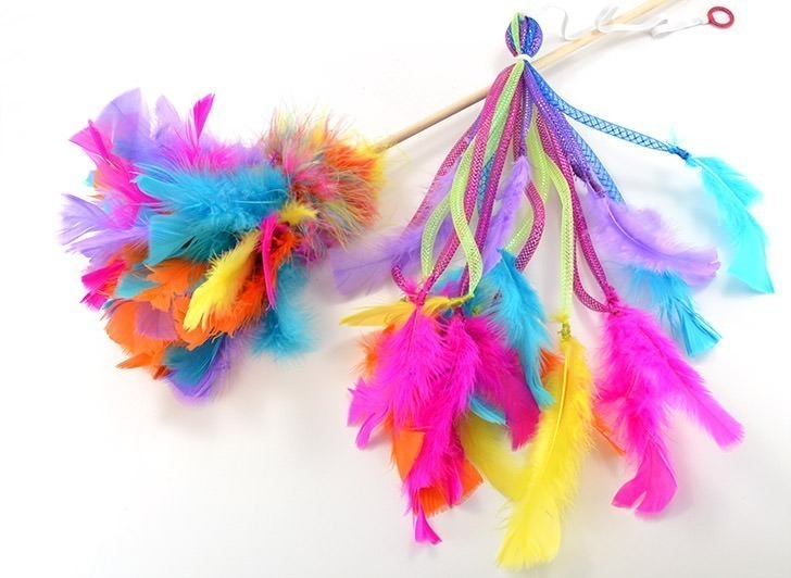 pet toys feather cat toy .dreamalittlebigger