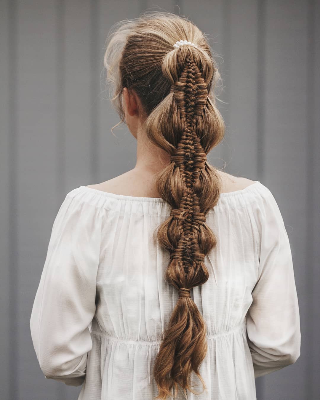 ponytail Diamond Braided Ponytail