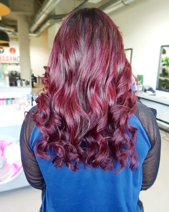 15 gorgeous aubergine hair styles just for you