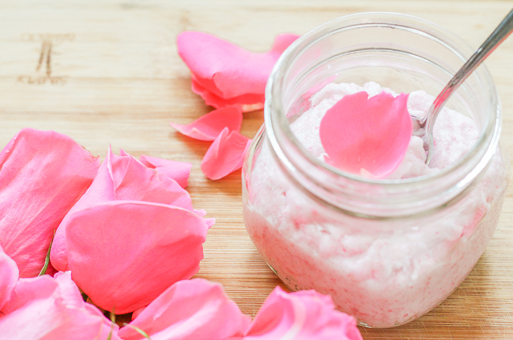 diy rose sugar scrub 23