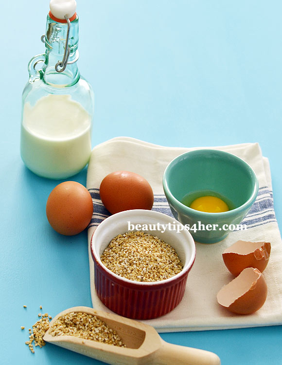 egg whites oily face mask 1