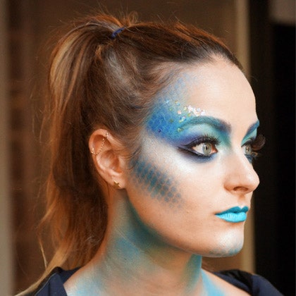 halloween makeup fish allure