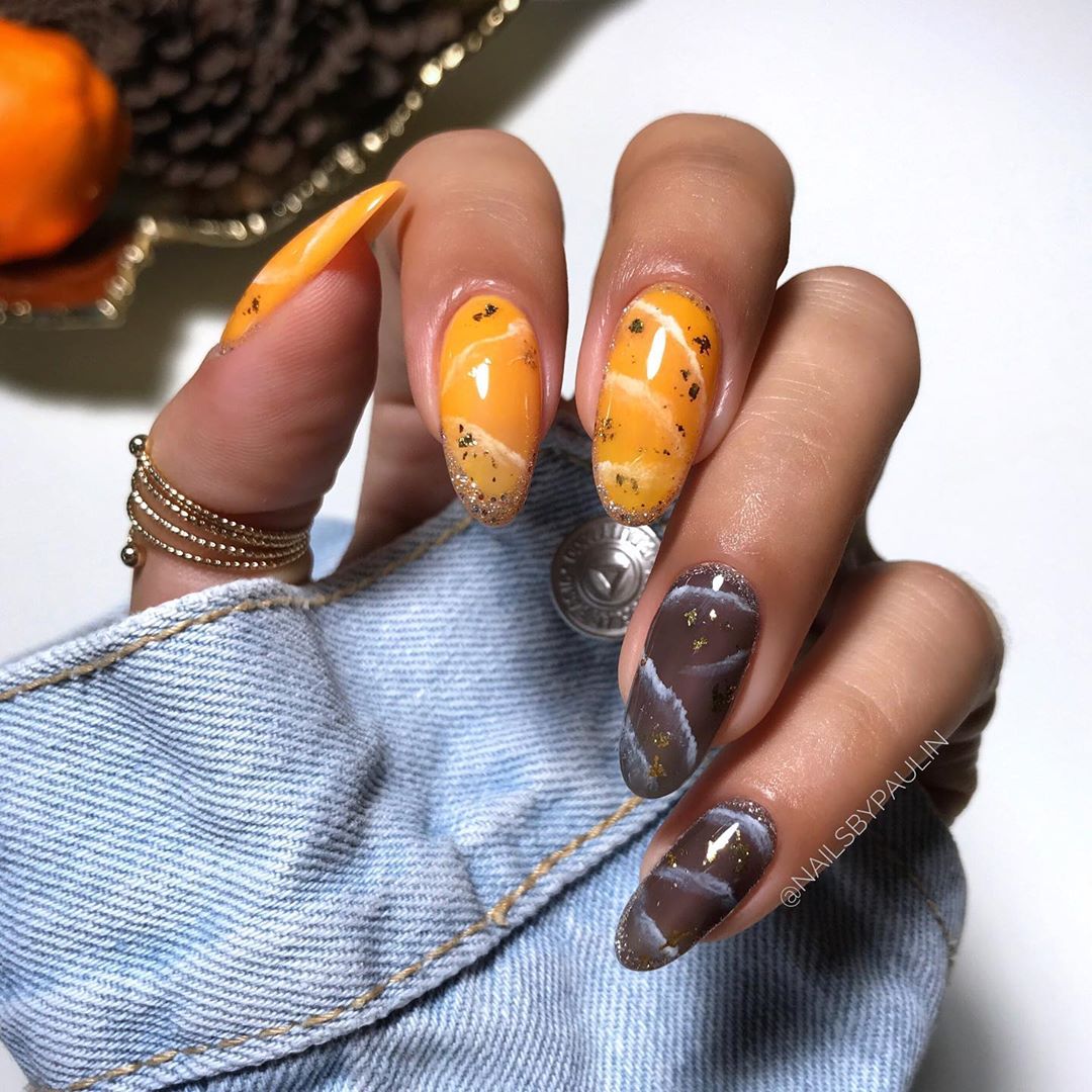 marble nails