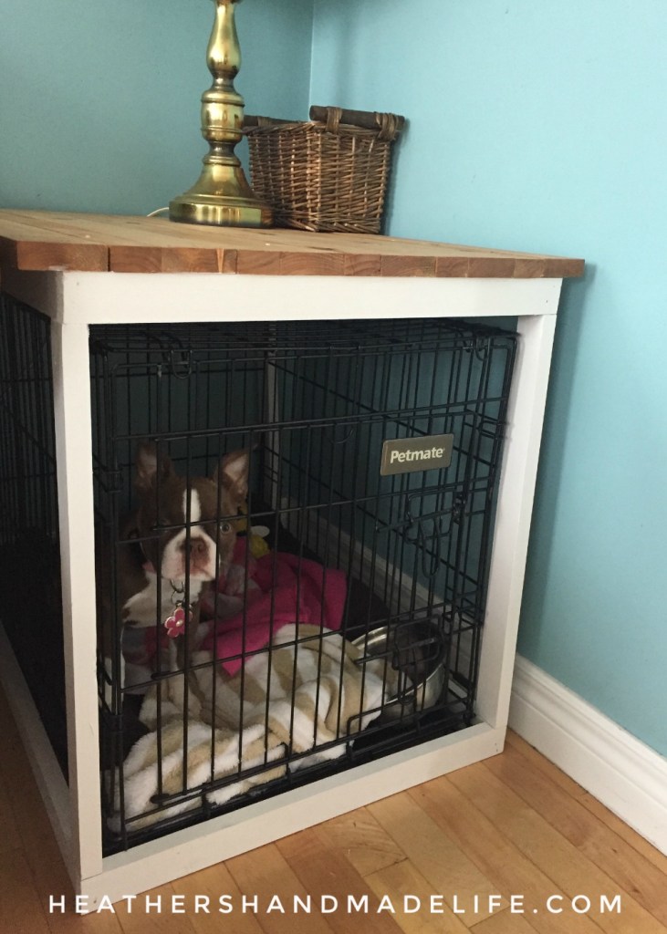 pet beds diy dog crate cover heathershandmadelife