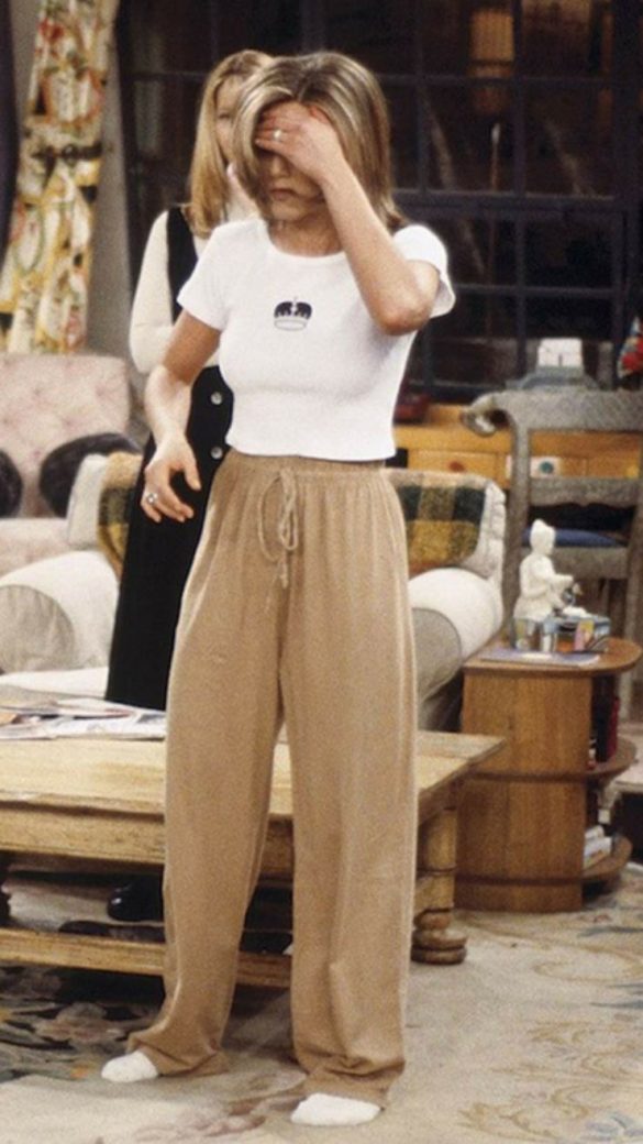 rachel green denim outfits
