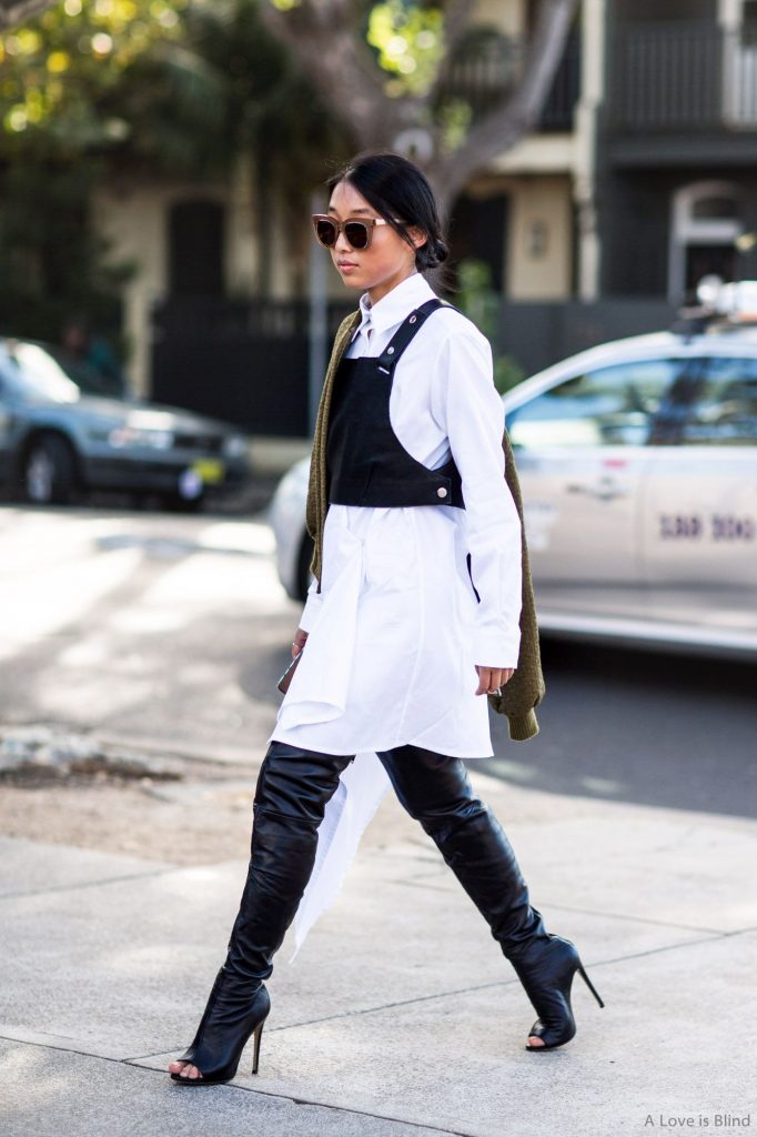 Thigh-High Boots And 15 Catchy Street Style Outfits