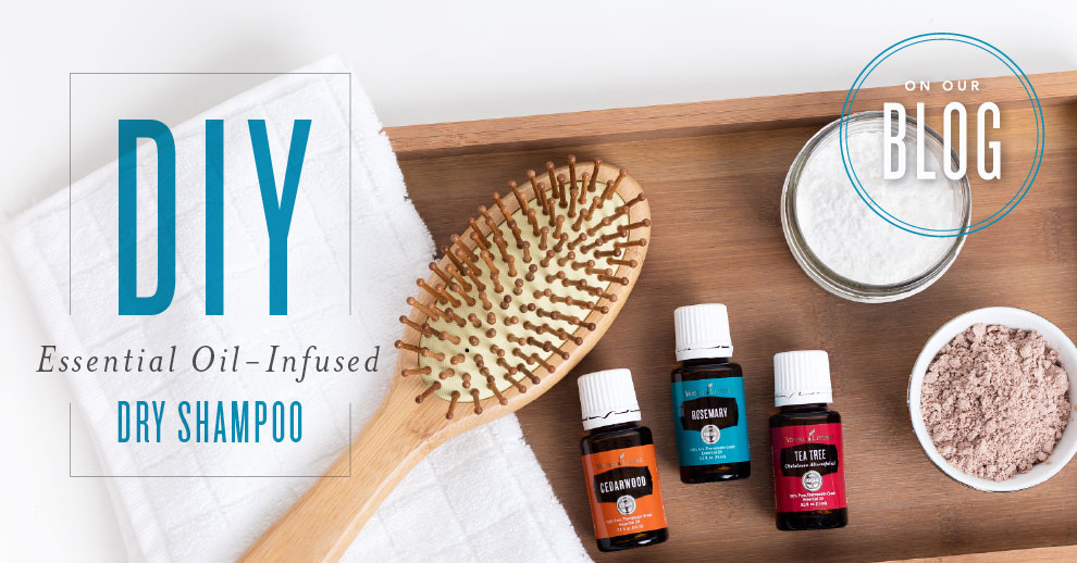 dry shamp diy essential oil infused www.youngliving