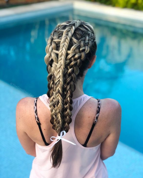 18 Amazing Feathered Braids For Any Occasion