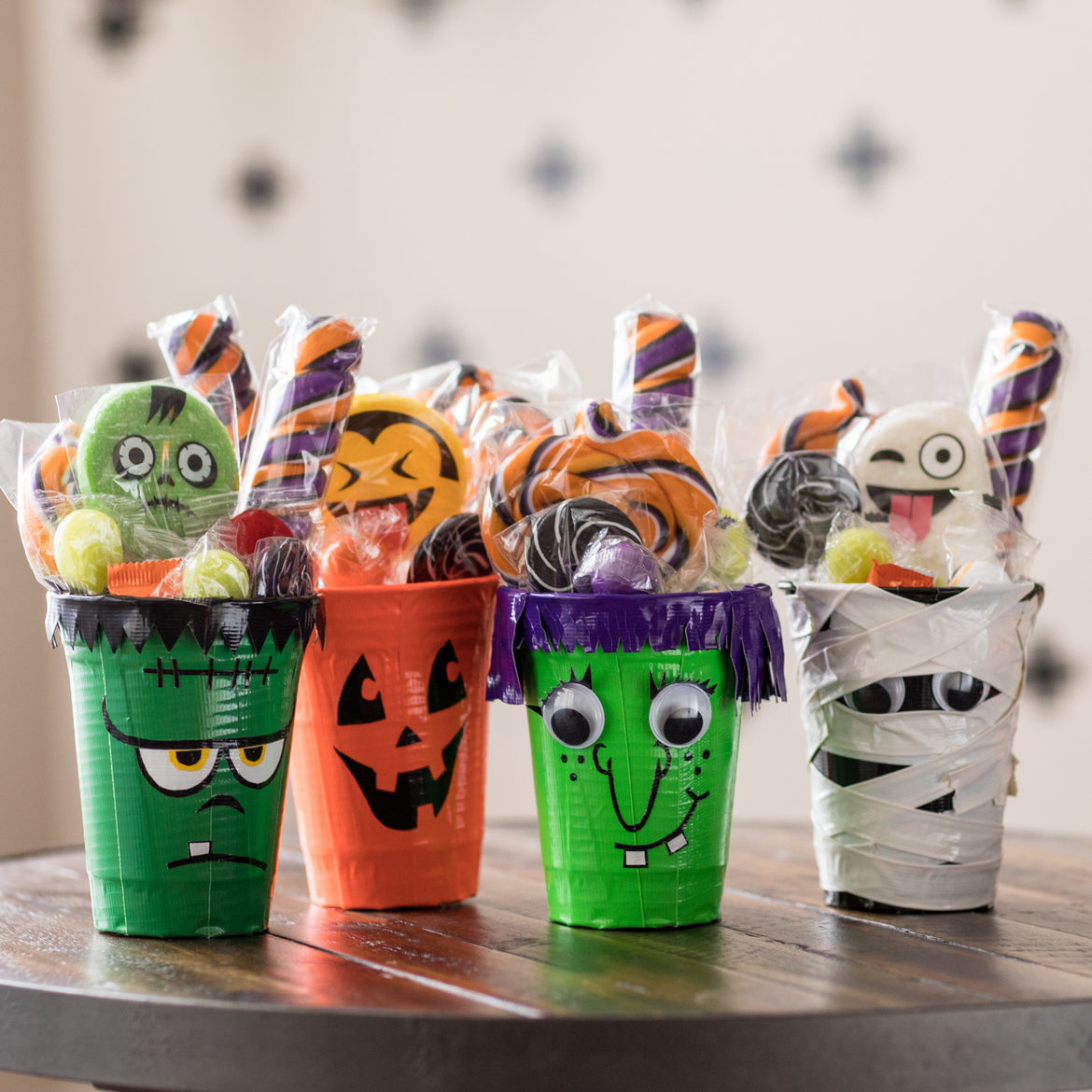 halloween bags cup candy holders duckbrand