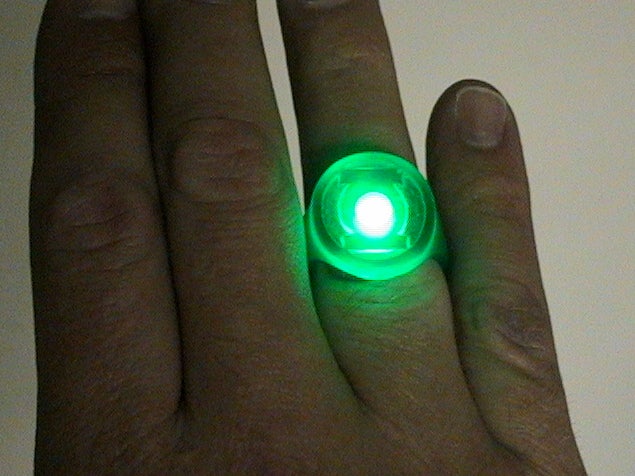 halloween jewelry How to make a Green Lantern ring including instructables