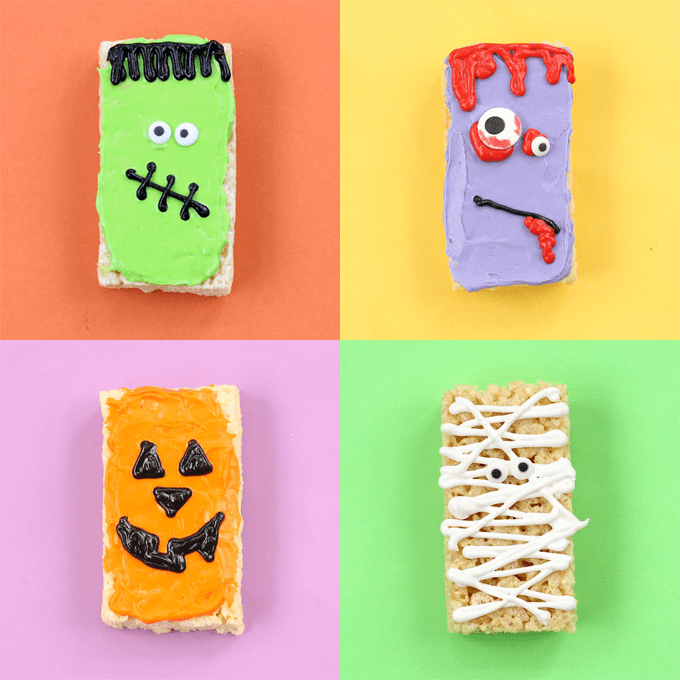 halloween treats four easy halloween rice krispie treats ideas thedecoratedcookie