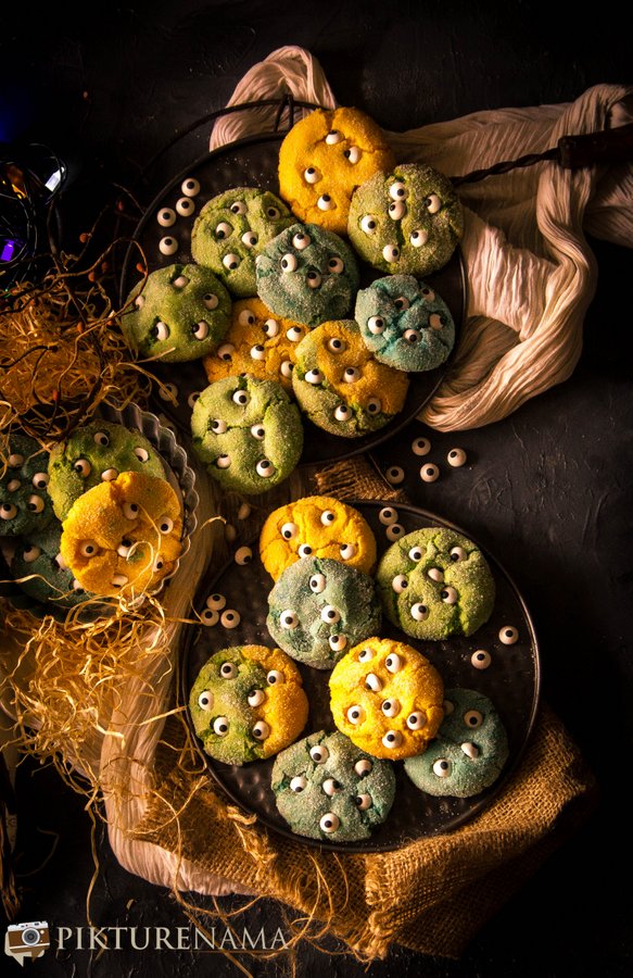 halloween treats halloween monster cookies pikturenama