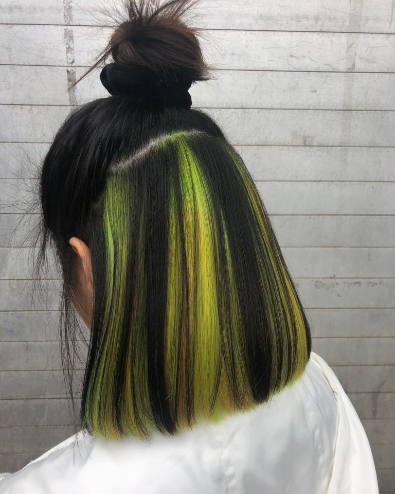 15 Totally Outlandish, High-Fashion Green Hair Looks