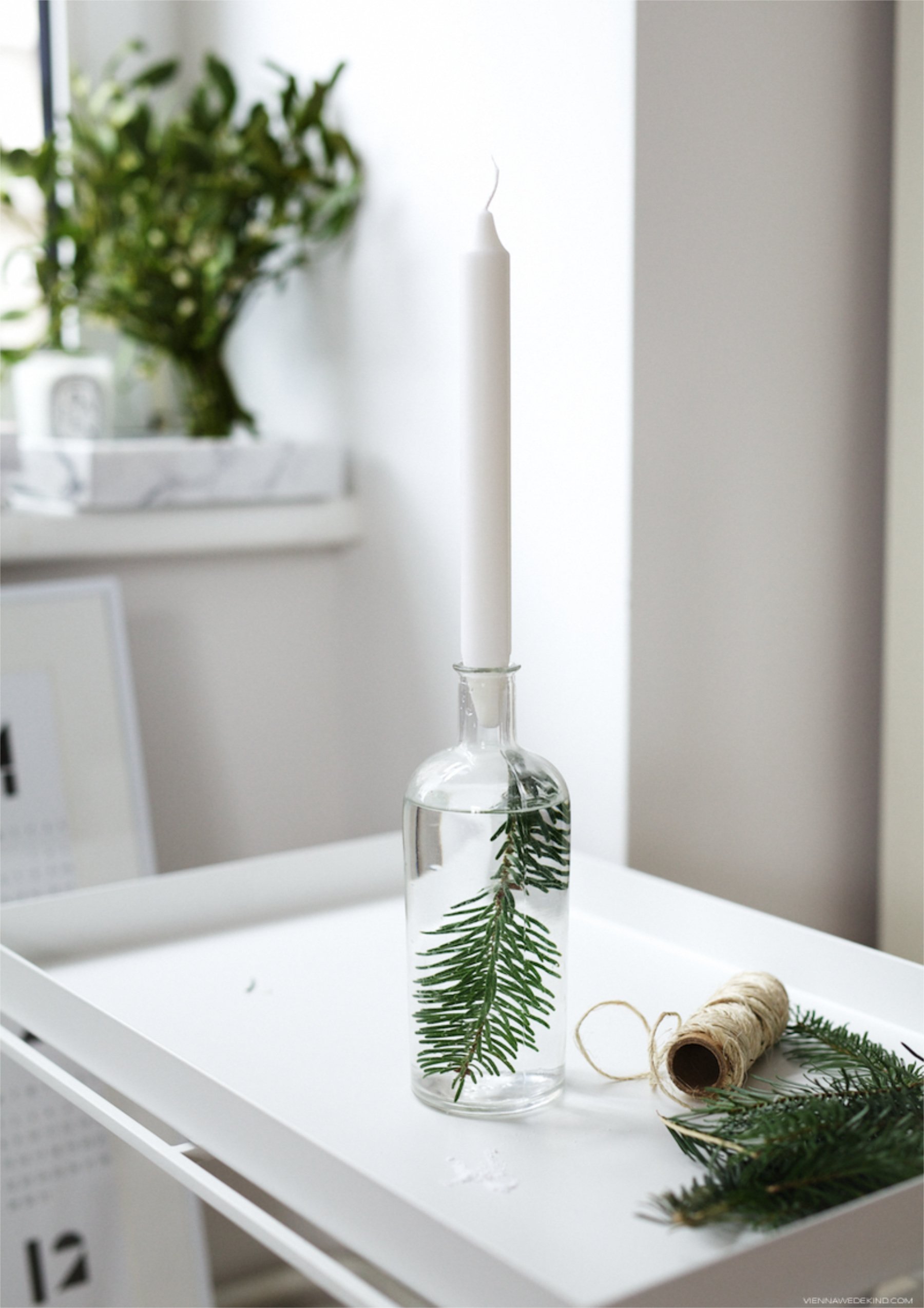 ThatScandinavianfeeling christmas natural candle holder DIY