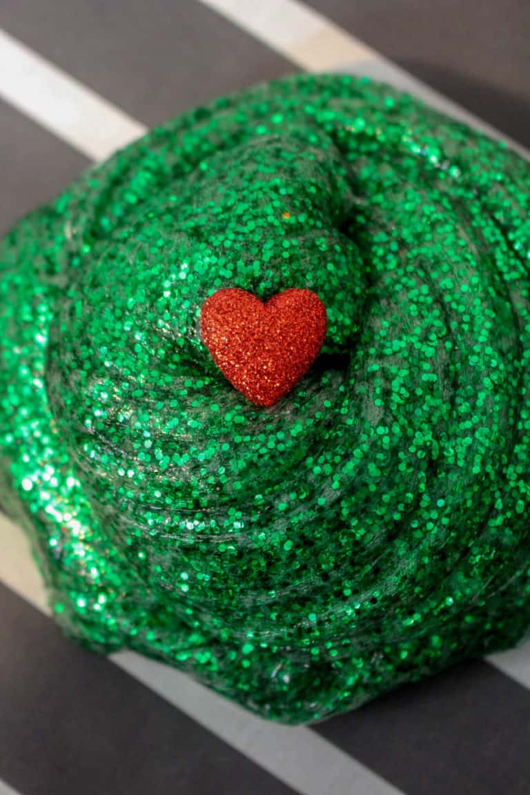 becausemomsays christmas grinch slime