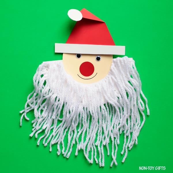 nontoygifts santa beard craft kid