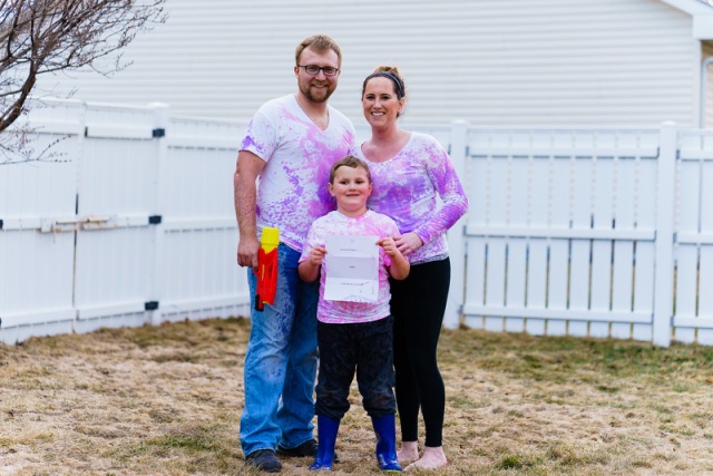 Gender Reveal ideas gender reveal squirt gun glowing