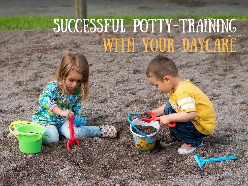potty training talk with daycare to help godiaperfree