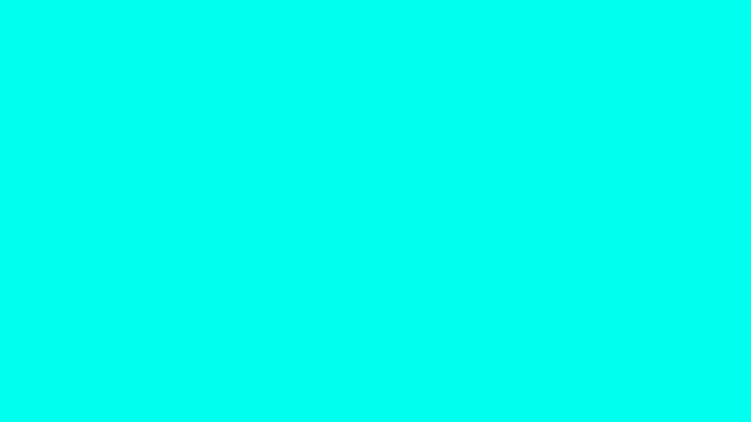 2560x1440 turquoise blue solid color background