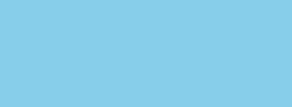 950x350 sky blue solid color background