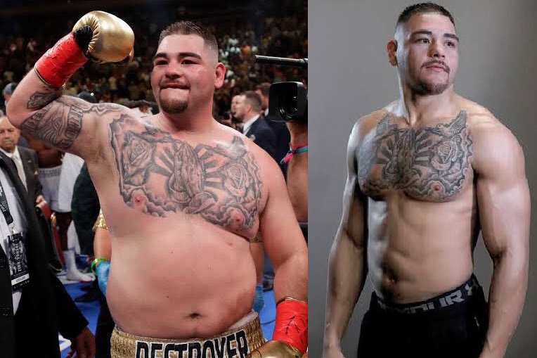 Andy Ruiz before and after weight losss