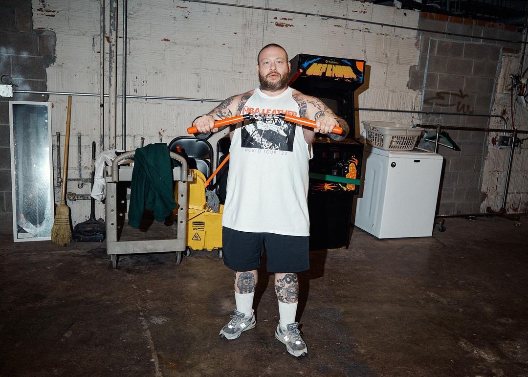 Action Bronson slim and working out