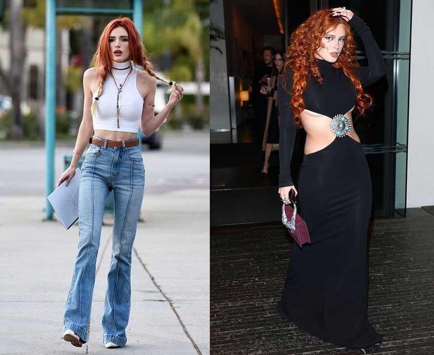 Bella Thorne before gained weight