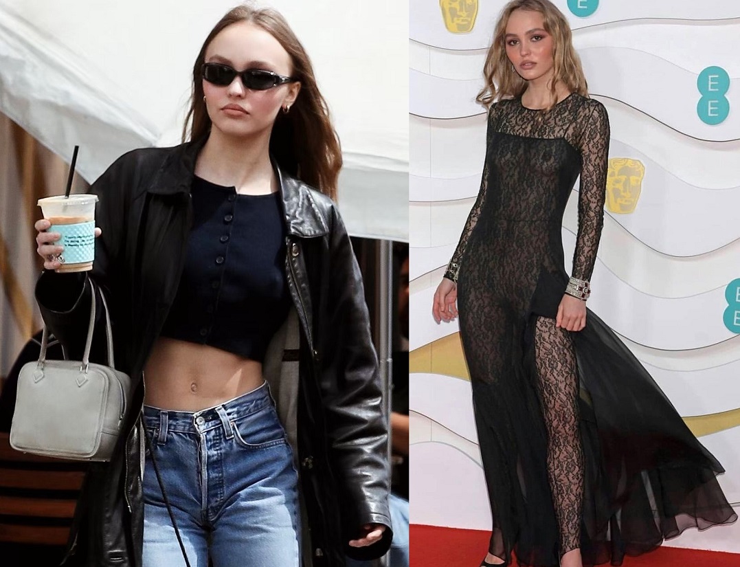 Lily-Rose Depp slim and sexy