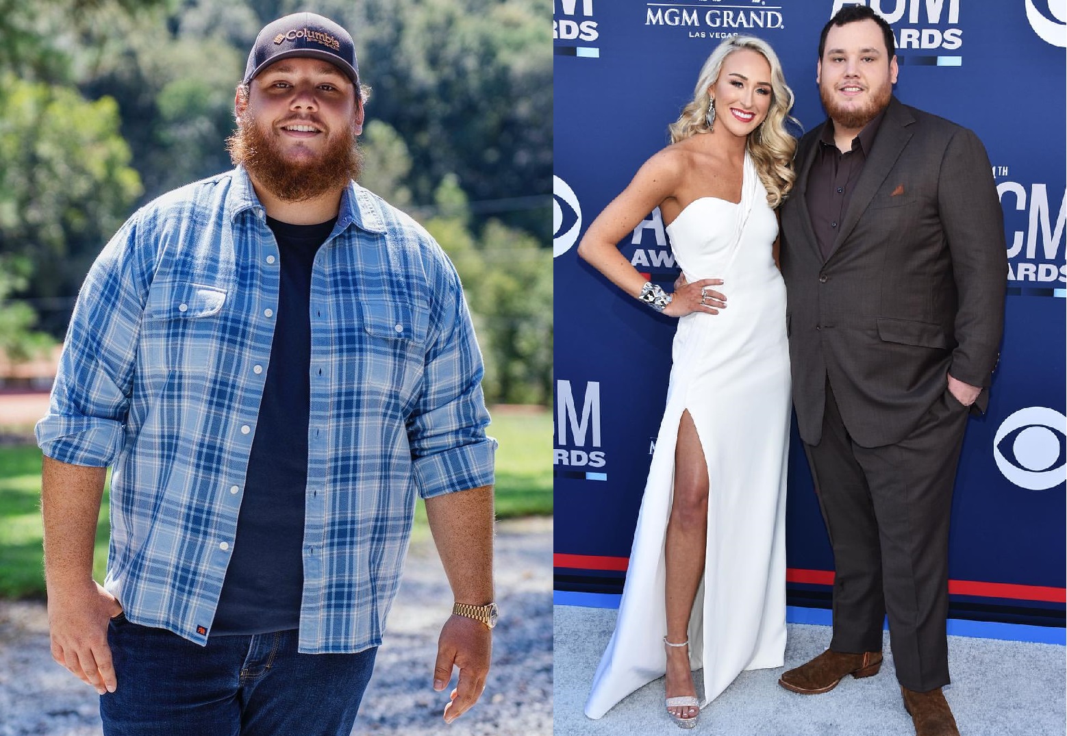 Luke Combs before and after