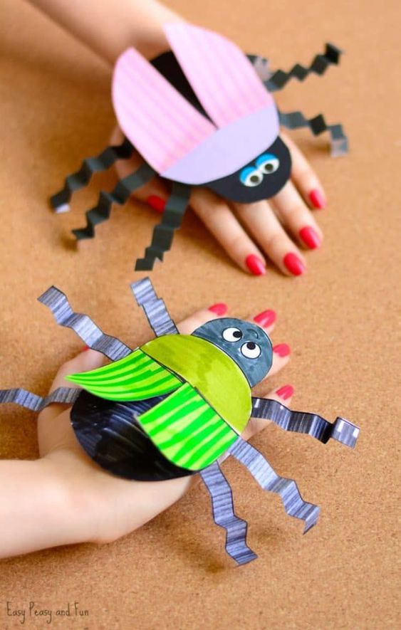 Beetle Paper Hand Puppet