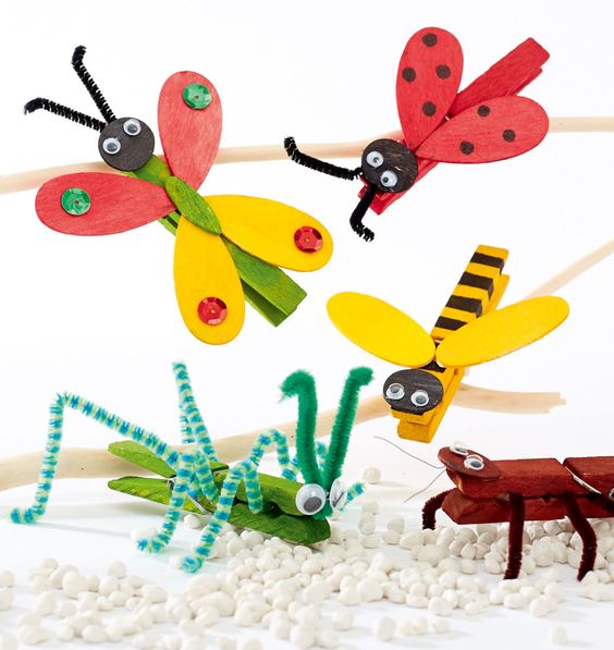 Clothespin Insects