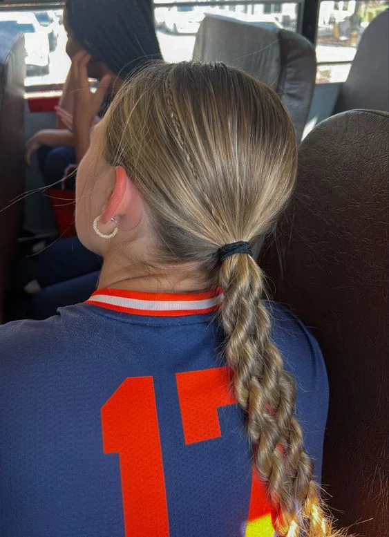 Double Rope Braid Ponytail