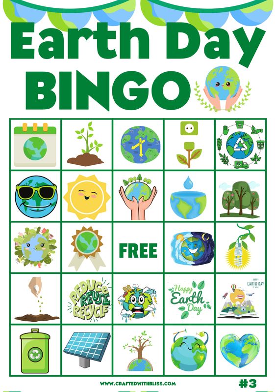 Earth Day bingo