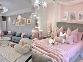 Pink And Gray room ideas