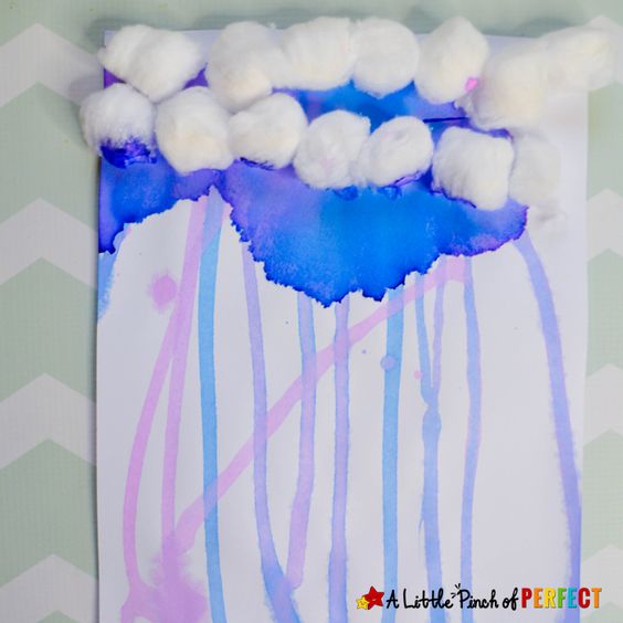 Rain Cloud Gravity Painting