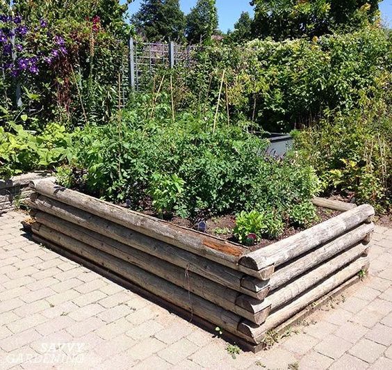 Raised Garden bed From Reclaimed Wood