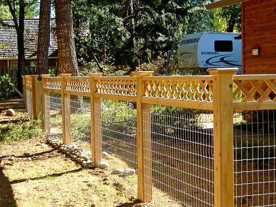 Wire Mesh With Posts, Balusters And Trellis