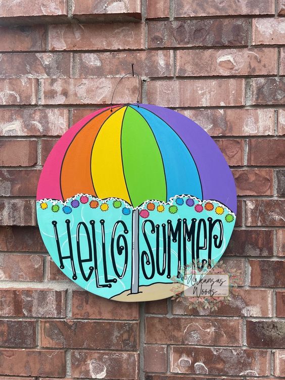 Beach Umbrella Door Hanger