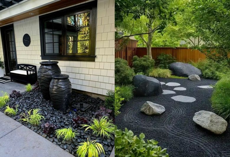 Black Rock Landscaping: Elevate Your Garden's Style with Timeless Elegance