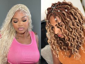 Blonde Boho Braids For Black Women1