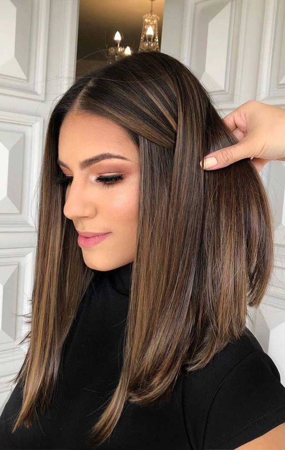 Brown With Coffee Balayage