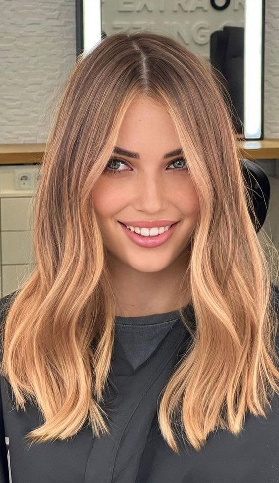 Cherry Blond Highlights